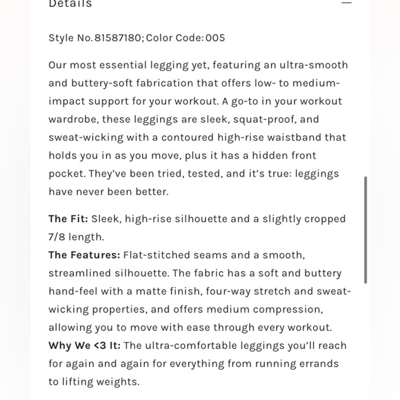 FP Movement  Free People Never Better 7/8 Leggings Cocoa Brown Sz L NWT 81587180 - Picture 8 of 10